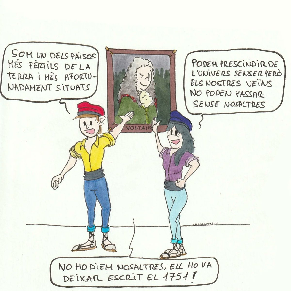 Albert_SFR's tweet photo. Voltaire fan de Catalunya, espanyols entomeu aquesta "por delante y por detras".Orgull de nació.
#Catalunya #1000anys #voltaire #història #país #nació #ORGULL #nioblitniperdó #spainfail #turmekispain #ejpanyistan #ejpaña #hotornaremafer #INDEPENDÈNCIA #llibertat #justícia #prou https://t.co/wBHm8T3AL1