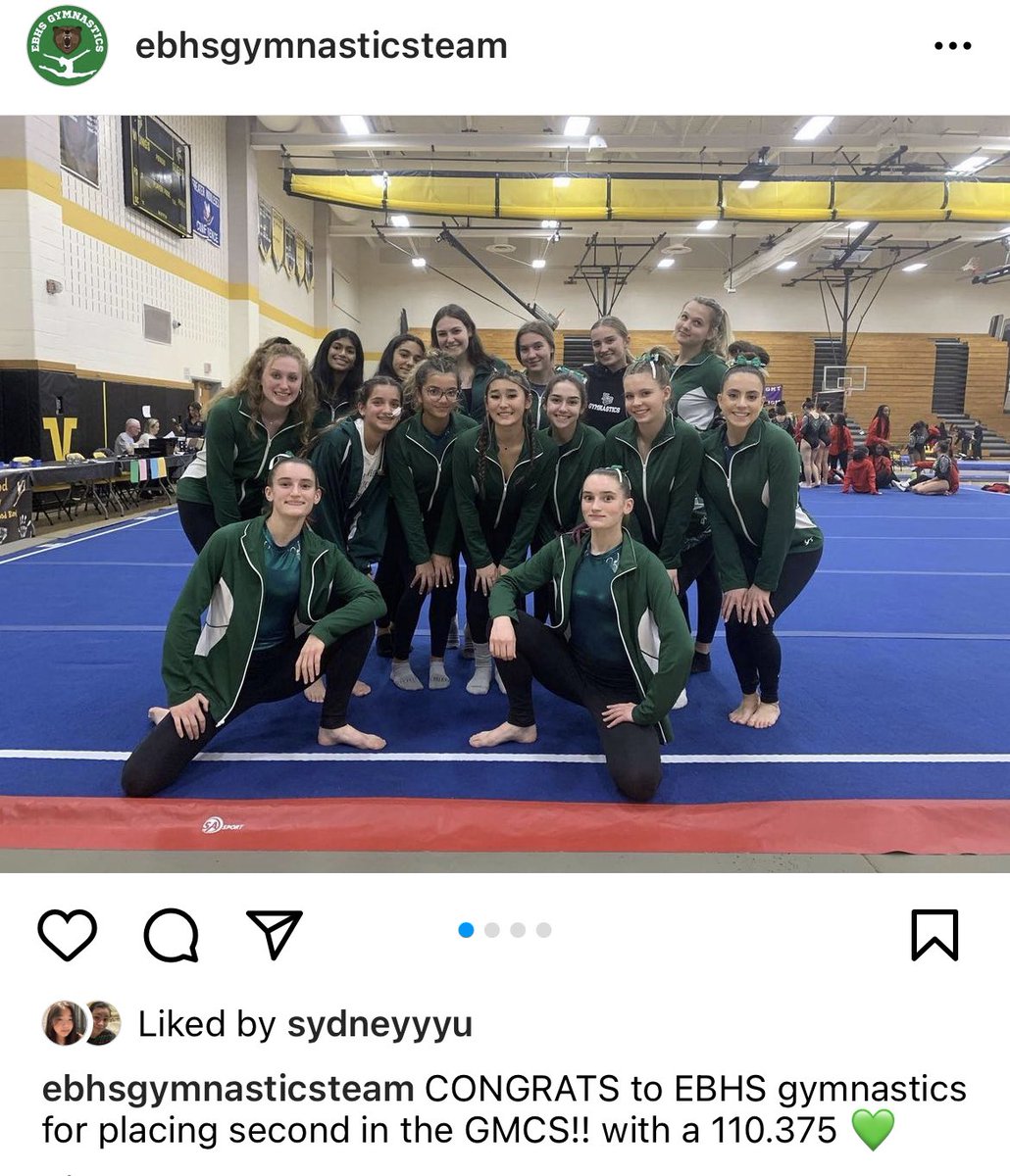EBHS Gymnastics Team (@ebhsgymnastics) on Twitter photo 