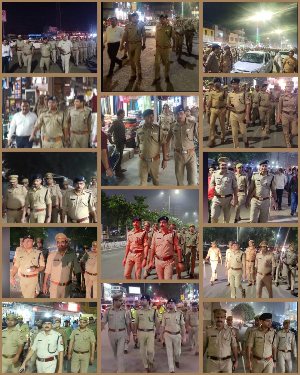 पुलिस कमिश्नर गौतमबुद्धनगर के निर्देशानुसार @jtcpnoida द्वारा थाना दादरी क्षेत्र के अंतर्गत रेलवे रोड, पुराना बाजार, जीटी रोड व मिश्रित आबादी वाले स्थानों आदि का भ्रमण किया तथा सभी जोन के DCP, ADCP द्वारा क्षेत्र में लगातार भ्रमणशील रहकर सुरक्षा-व्यवस्था का लिया जा रहा जायजा।