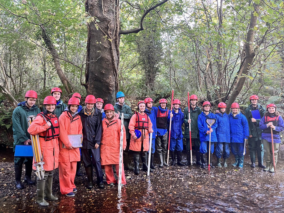 pcgeog's tweet photo. Year 13 Geographers Group 1 had a great day on the Curly Burn! Lots of data collection and plenty of sunshine. Thanks Magilligan Field Centre @FieldCentre https://t.co/iYmGC5PLj8