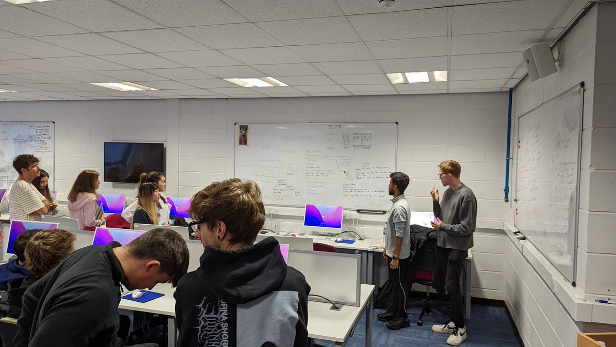 richardlongmuir's tweet photo. A huge thanks to Dave and Jenni from @PelionIoT who took the lightening design challenge workshop for my @CaledonianNews digital design students. Fantastic, exactly what they needed. really appreciate all the effort you put in.

Also thanks to @LaunchFoods for the doughnuts 🍩 https://t.co/iGihIYAvqF