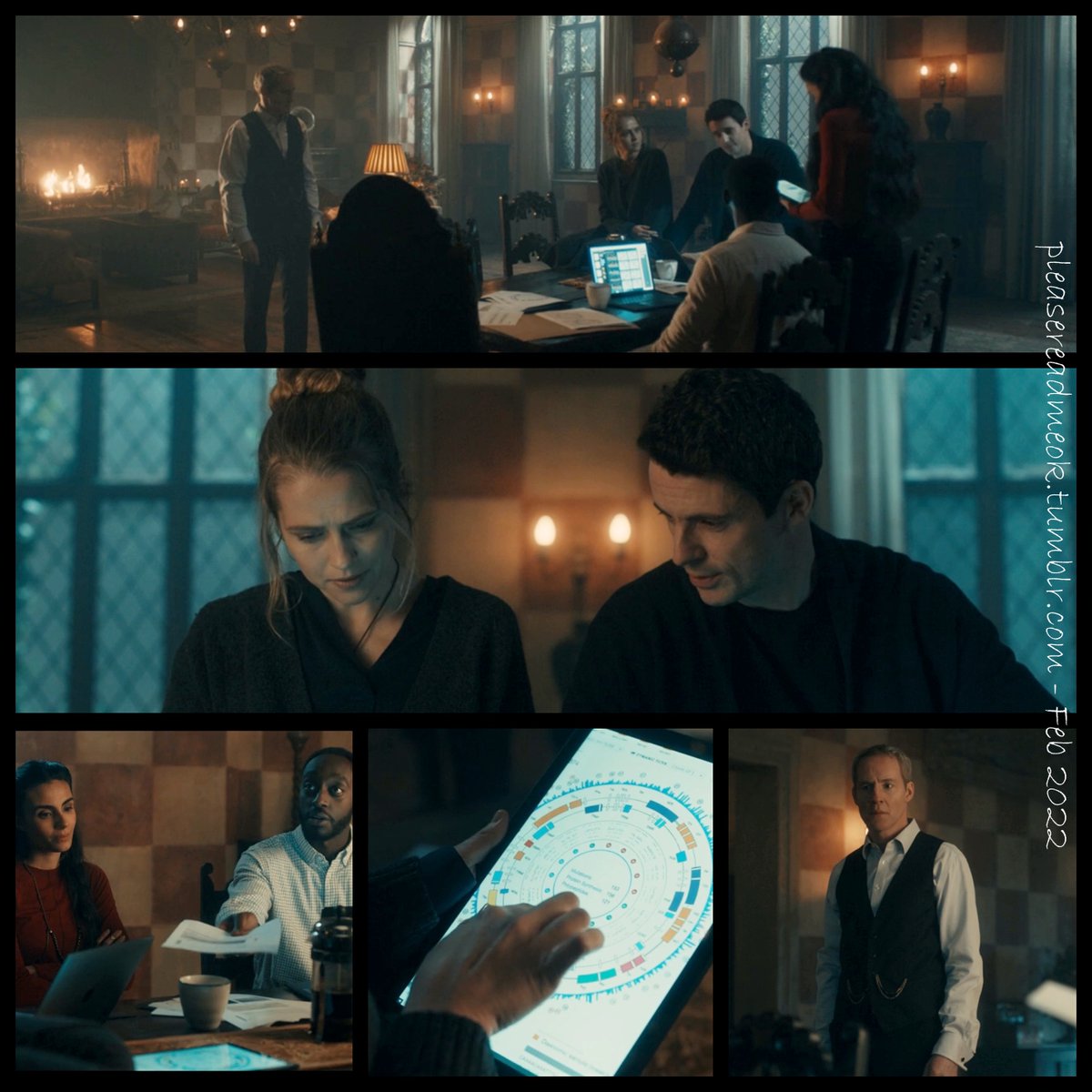 PleaseReadMeOK's tweet photo. "Hiding in plain sight.”
The truth is revealed. 

“By forcing us to live separately, the Covenant was slowly destroying us.”
📷 ADOW S3:07 my edit
#matthewgoode  #gooderewatch #adiscoveryofwitches #adow #adows3 #adiscoveryofwitchesseason3 https://t.co/DSNdMZLfJW