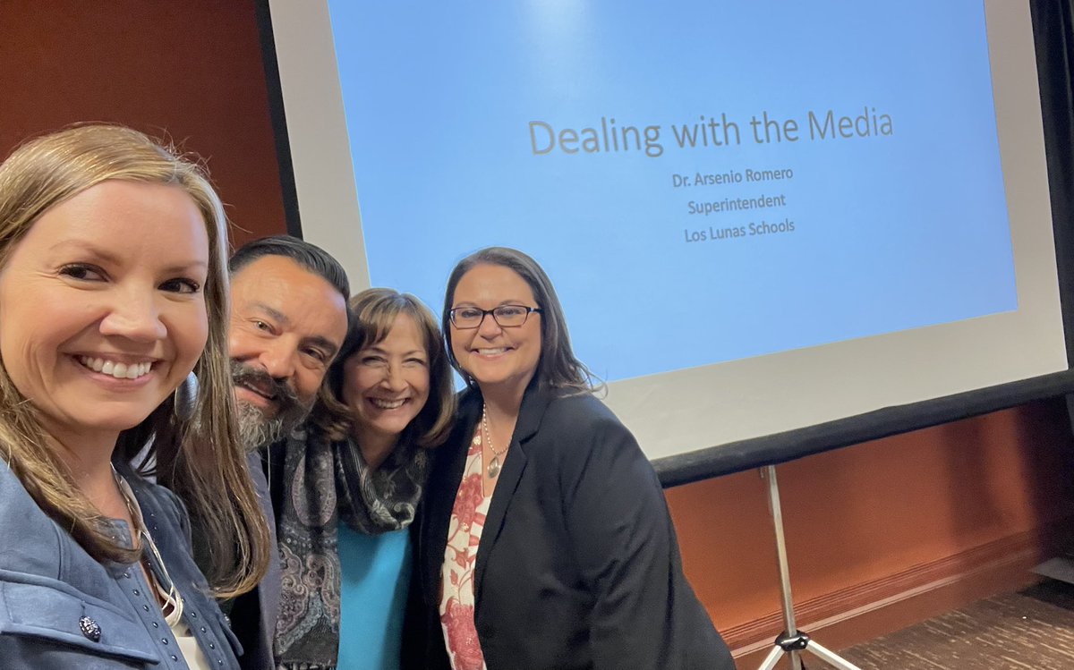 CES LEAP attending #cesleadershipconference2022 with Dr. Arsenio Romero on his session, “Dealing with the Media.”
