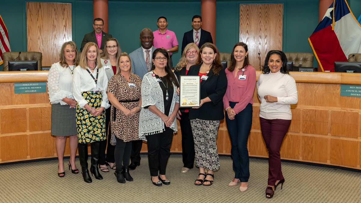 cityofcc's tweet photo. Before today's #CCCouncil meeting, #CCMayor Paulette Guajardo proclaimed October as #Dyslexia Awareness Month to bring awareness to the disorder. https://t.co/8CAxMTITGE