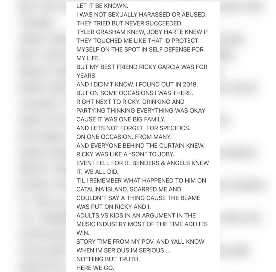 audreyya2115's tweet photo. PLEASE. READ. please spread awareness. ricky’s stories and voice need to be heard. along with em and liam’s. in no way does anyone ever deserve to go through this. my heart has shattered once again. some of the strongest people i know. ricky needs justice. #istandwithricky https://t.co/Q1HgfhVI84