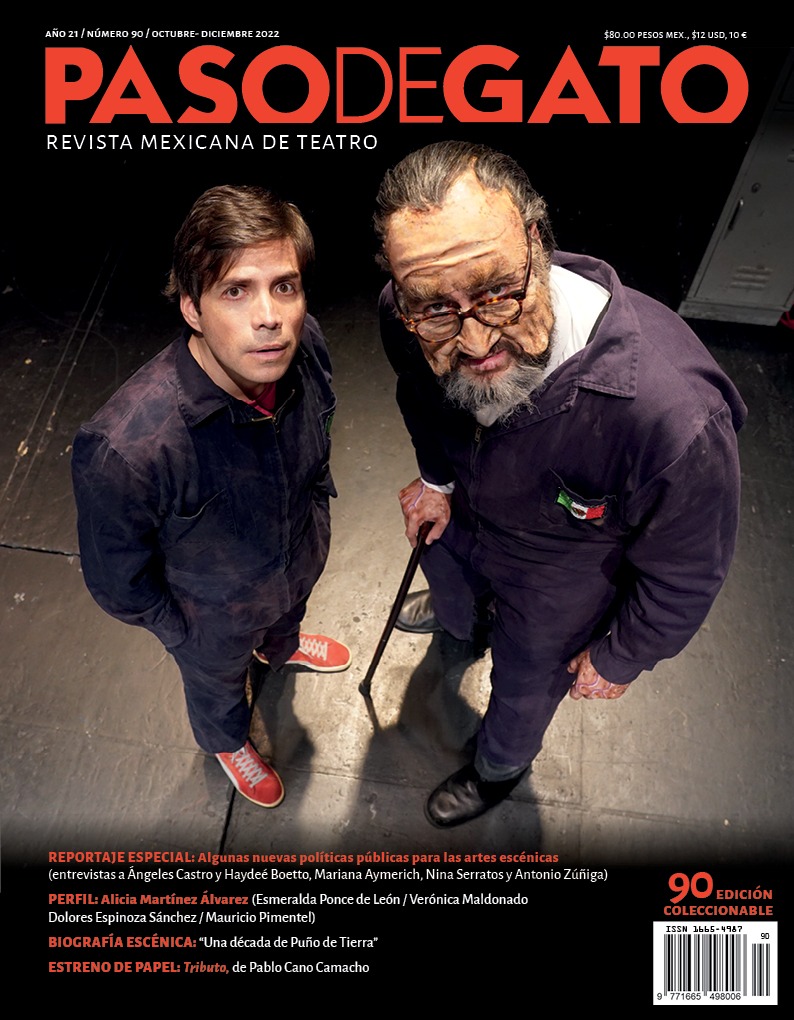 pasodegato's tweet photo. Ya está a la venta el nuevo núm. de Paso de Gato, con un Reportaje especial sobre algunas de las nuevas políticas públicas para las artes escénicas en nuestro país. El Perfil está dedicado a Alicia Martínez Álvarez y en Estreno de Papel "Tributo", de Pablo Cano Camacho https://t.co/myMvbzej24