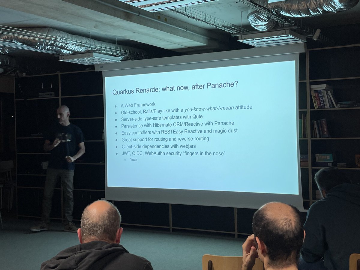 zepouet's tweet image. Merci ⁦@UnFroMage⁩ pour ramener un peu de facilité dans le monde du dev Web. Merci pour ⁦@QuarkusIO⁩ #quarkus #renarde #javascriptfatigue