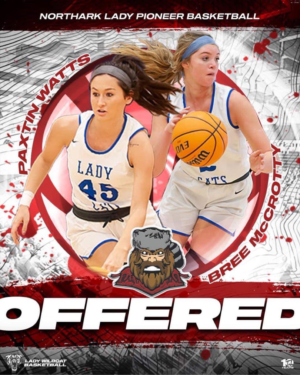 Congrats to our own <a href="/breemccrotty/">Bree McCrotty 2023</a> and <a href="/paxtinwatts/">paxtin watts</a> on their offers from NorthArk! #EliteFam 💪🏼😎🏀