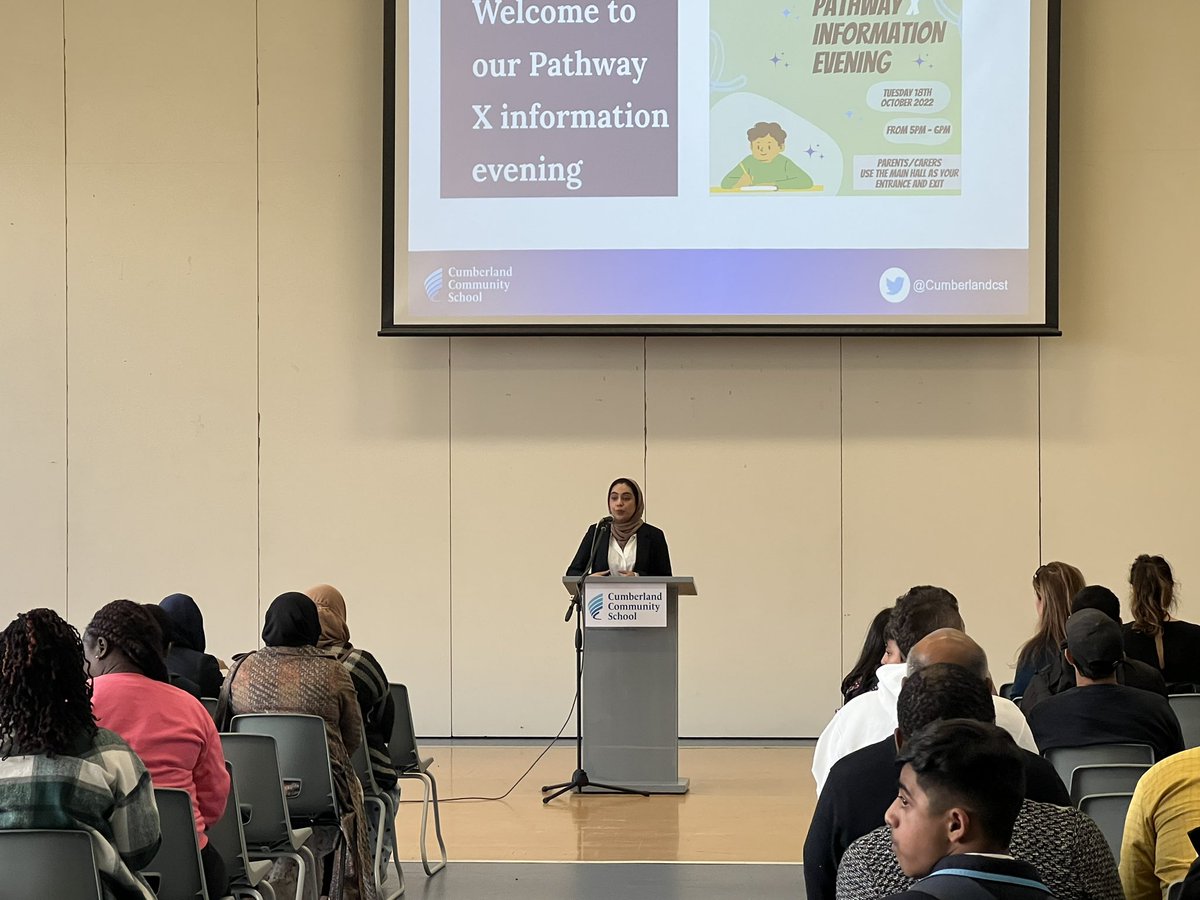 cumberlandcst's tweet photo. An amazing Pathway X information evening to our parents and students with giving our families support and guidance how to get the best out of our MAS students https://t.co/hU2TcUqTVY