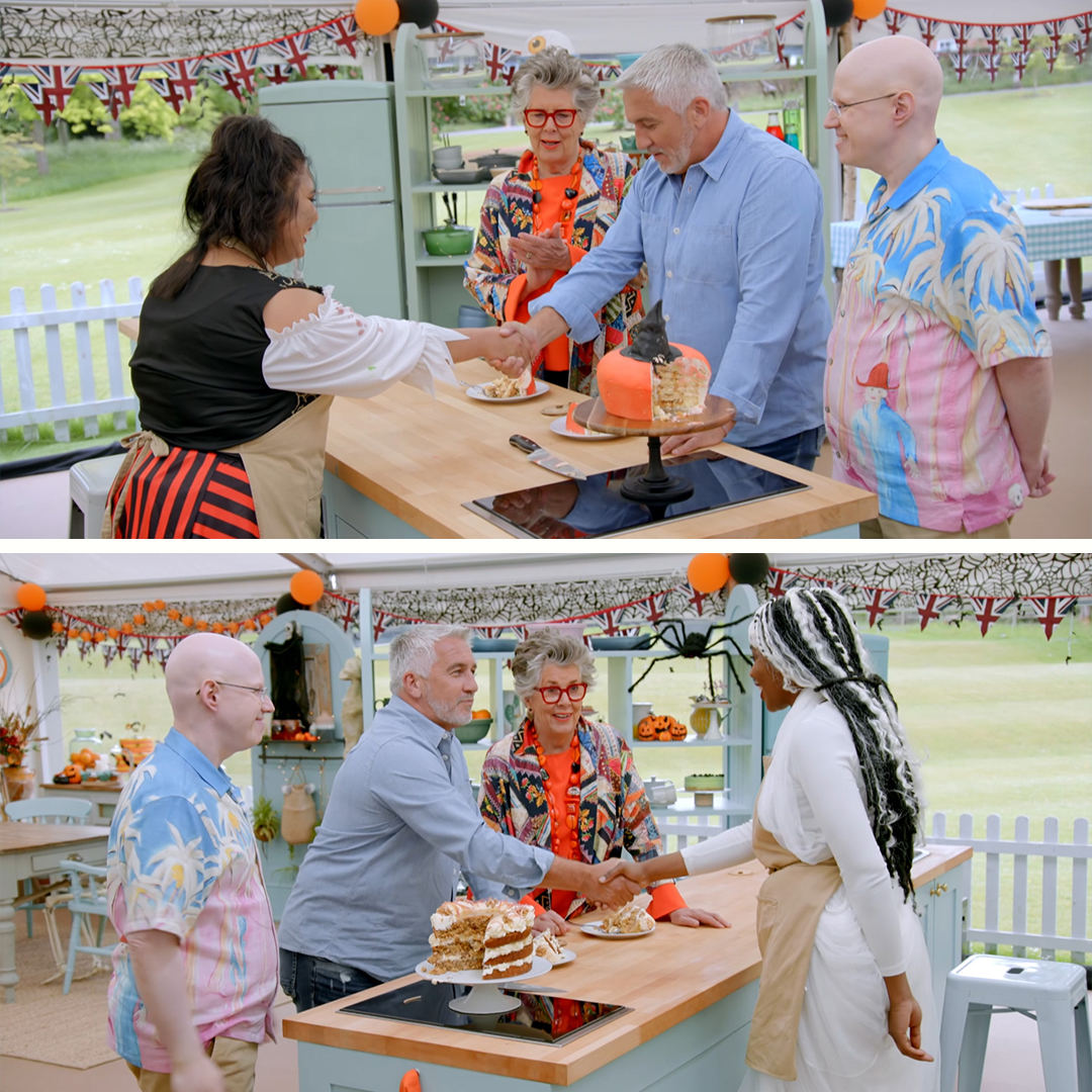 British Bake Off on Twitter "A Halloween Hollywood Handshake for both
