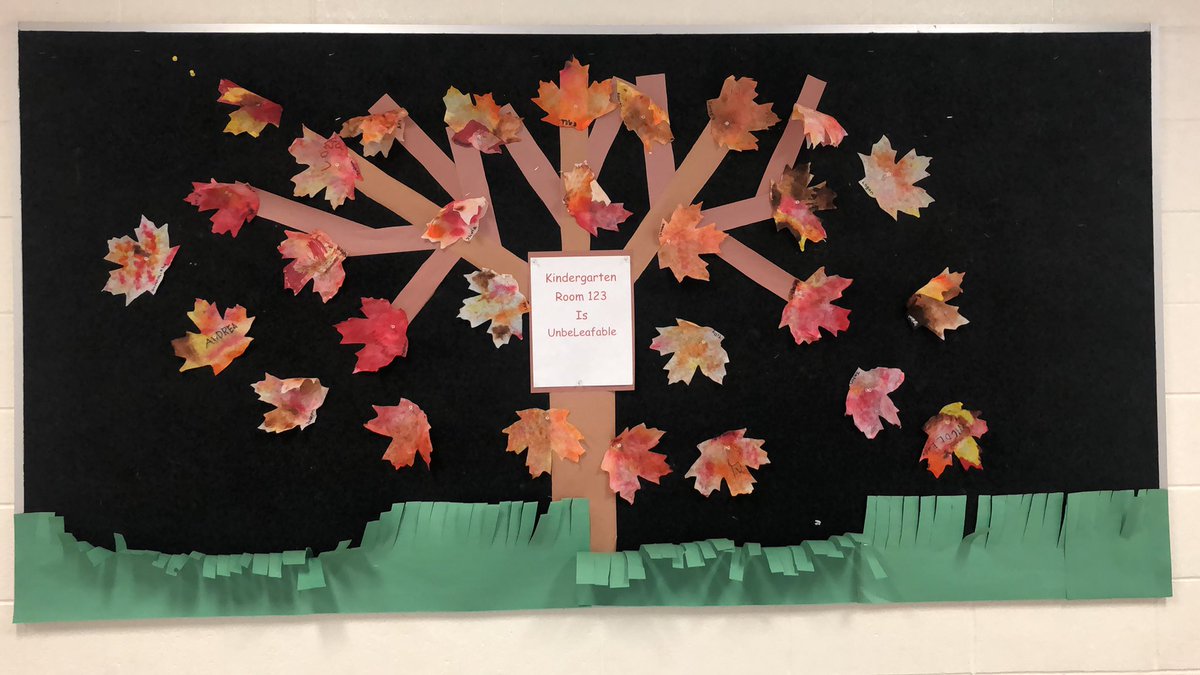 Unbe-leaf-able fun in Kindergarten 123! <a href="/SMCDSB_BER/">St. Bernadette C.S.</a>