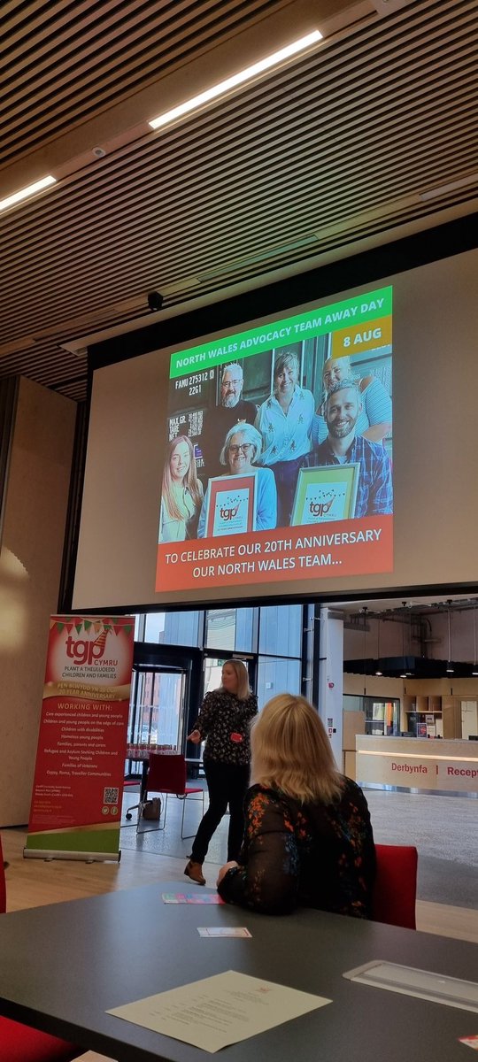 Pleased to be celebrating 20 years of <a href="/TGPCymru/">TGP Cymru</a> this afternoon and learning more about their various projects across Wales supporting children and young people