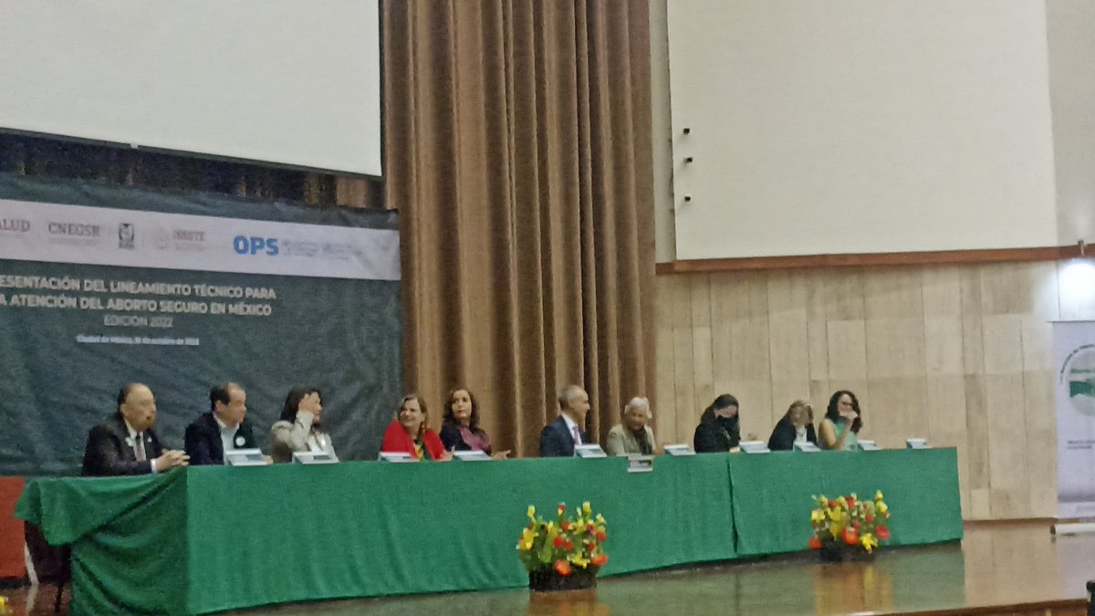 CNEGSSR's tweet photo. Presentamos el Lineamiento Técnico de atención al Aborto Seguro en México, Edición 2022. Desde el Centro Médico Siglo XXI.🟢 https://t.co/KZNfdhaq0t