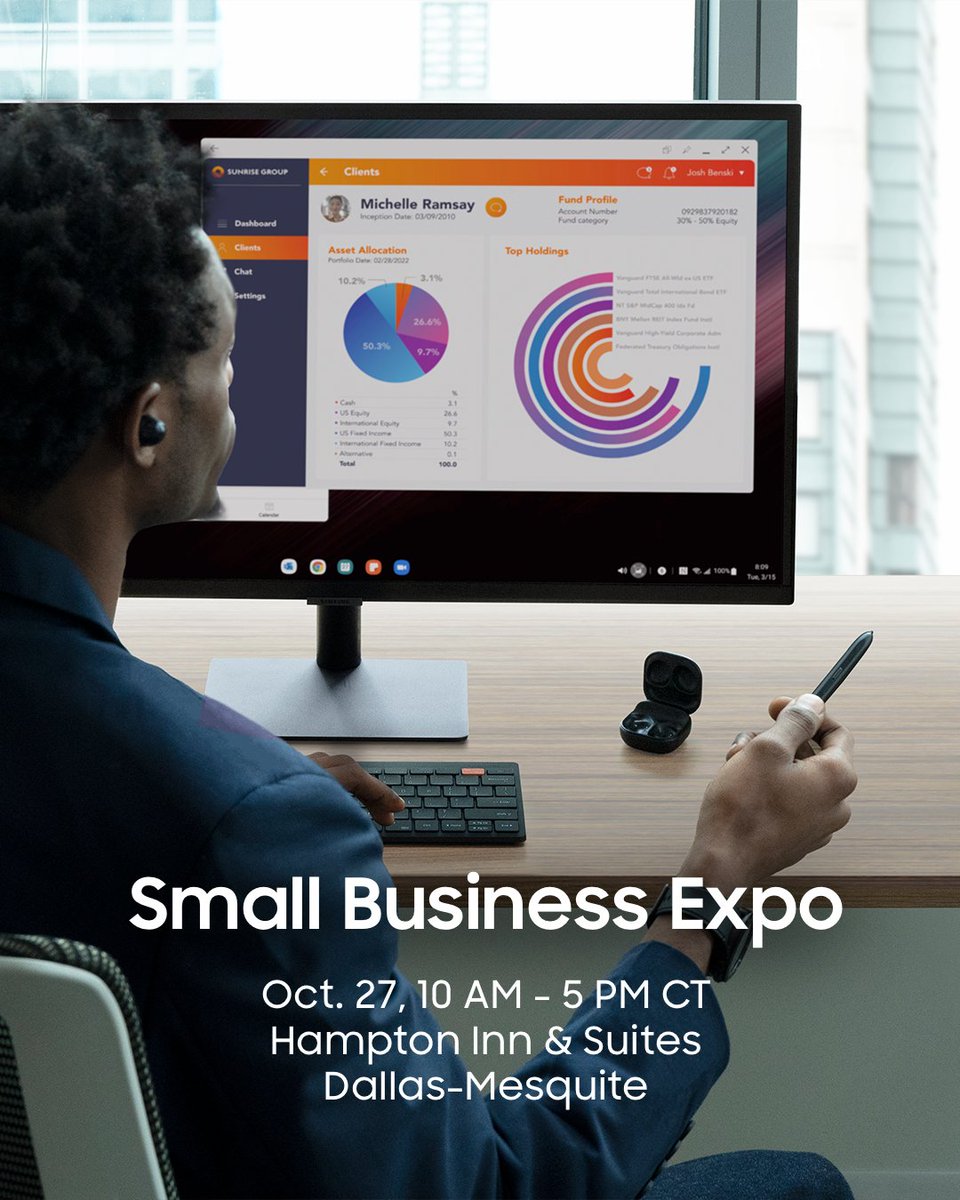 SamsungBizUSA's tweet photo. Stop by booth 531 @SmallBizExpos, where we’ll be hosting multiple workshops and demos on Samsung devices, software and solutions.

Register now: https://t.co/CoqSvh9aLb

#GalaxyforBusiness #SmallBusinessExpo #iheartsmallbusiness #smallbizexpo https://t.co/bVIFhwLtur