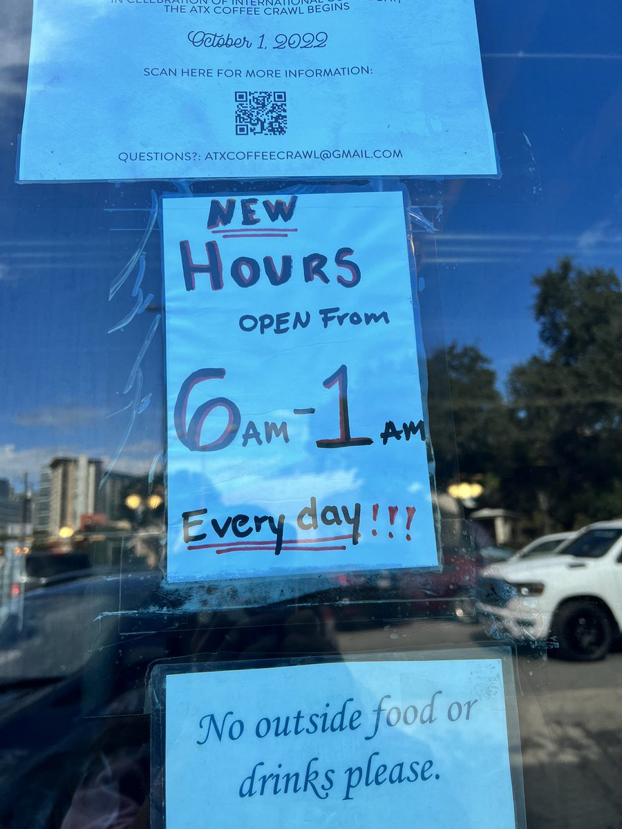 God’s coffee shop hours