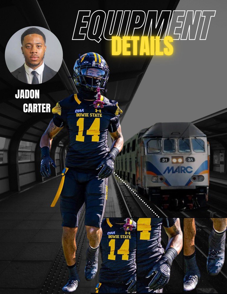 Bowie State Football Equipment tweet media
