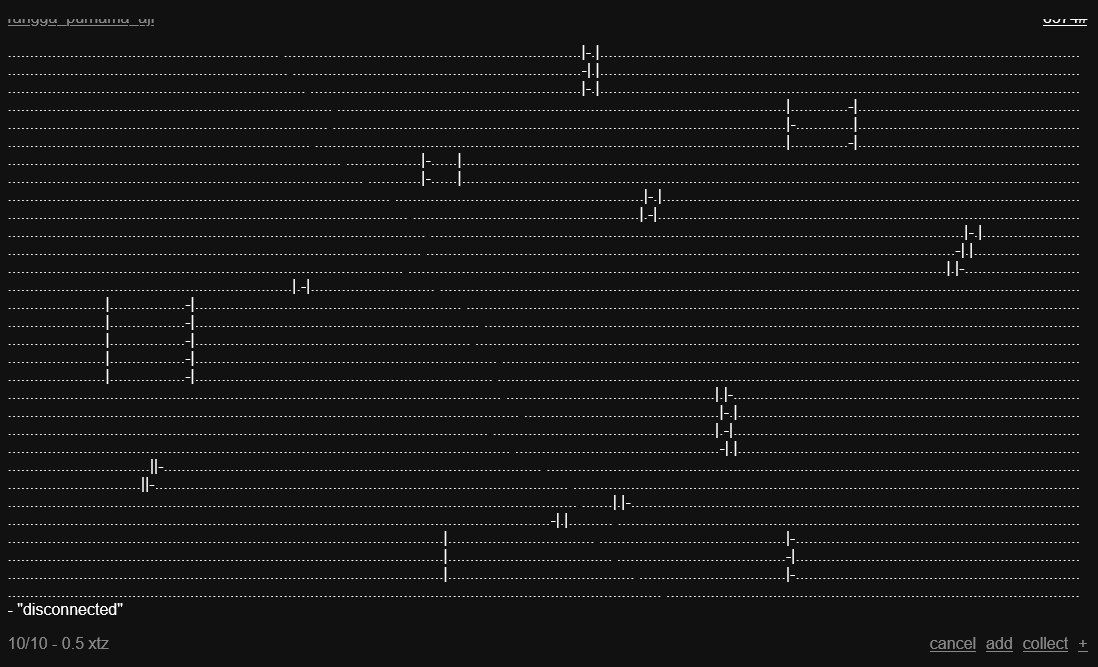 RanggaPurAji's tweet image. a recent new drop on @typed_art 

&quot;disconnected&quot;
0.5 #XTZ
10 eds
typed.art/8574

#CleanNFT #tezos #typedart #OBJKT @NFTindonesia_ @cleannftunion
