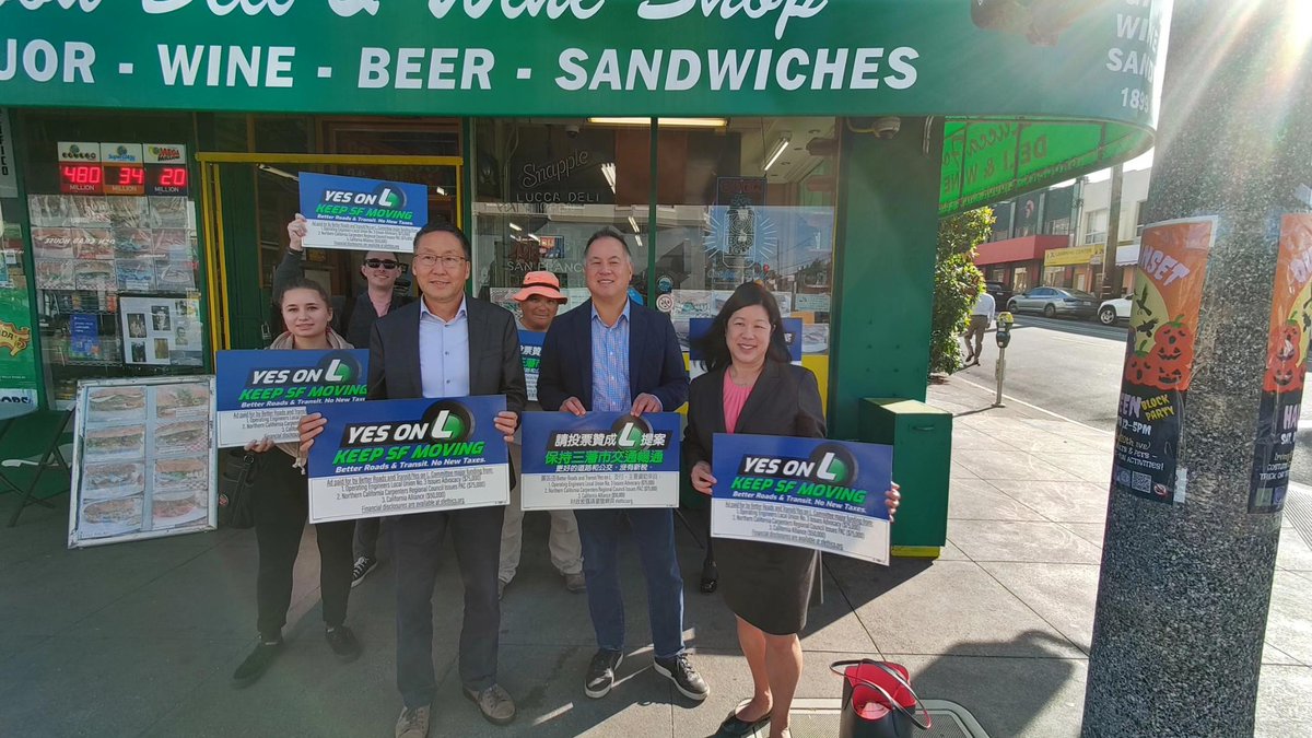 Better Roads and Transit, Yes on L tweet media