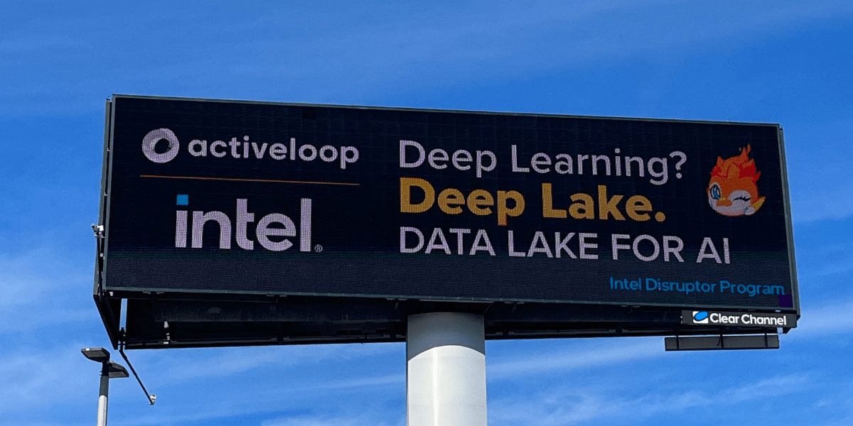 activeloop's tweet photo. California, Deep Lake is now on 101N! Here’s to delivering the data lake for deep learning together with our friends at @Intel. 🚀
Learn more: https://t.co/oZBuPF0vWd
@IntelAI @IntelAIResearch #Intel #IntelDisruptorProgram #AI #ML #DeepLake #DeepLearning #computervision https://t.co/aEjsm39sSo