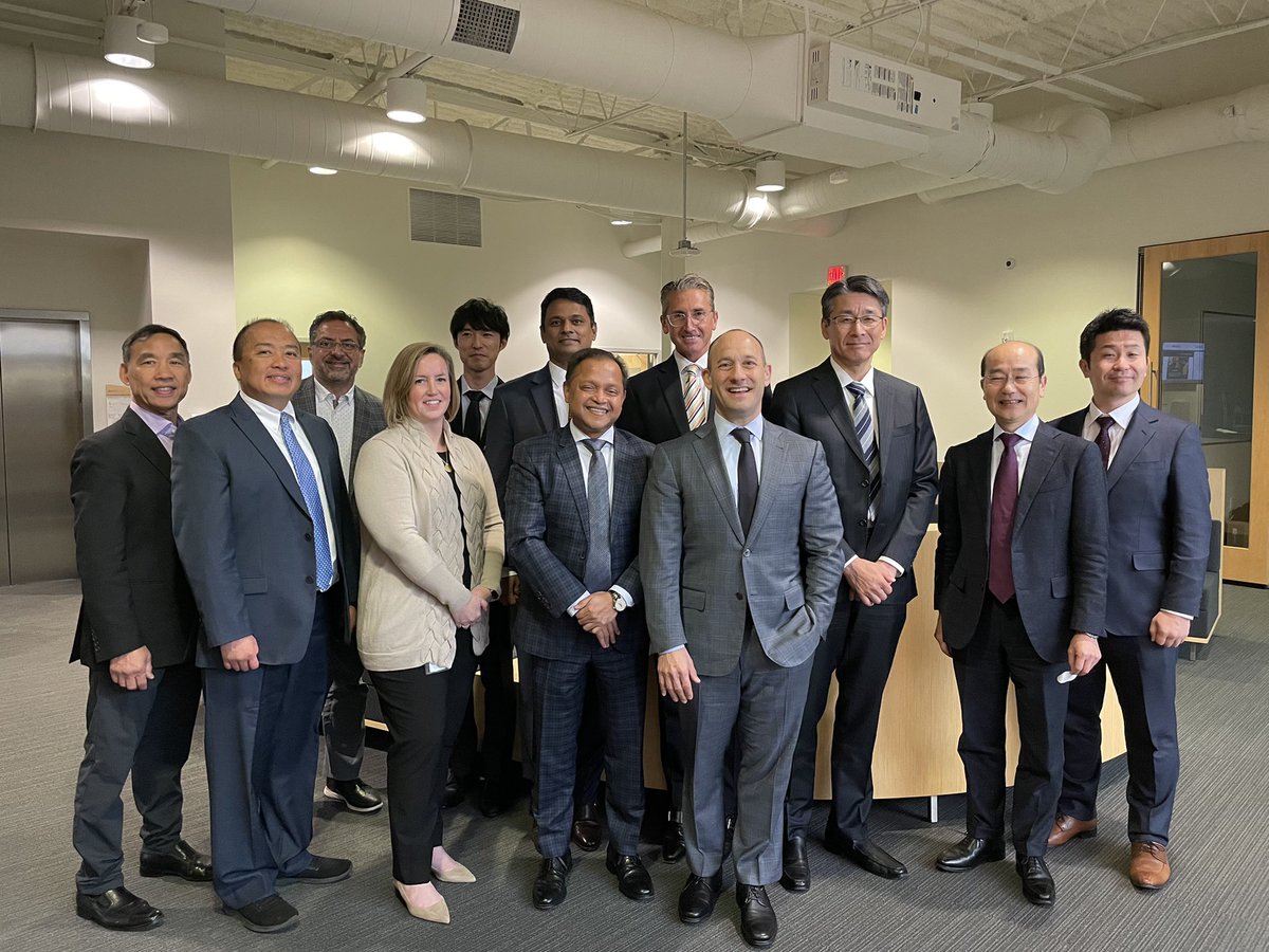 AtriCureCEO's tweet photo. Honored to host leaders from Century Medical (CMI) of #Japan at our #MasonOH headquarters today! Such excellent partners are critical to our success helping patients. #ThankYou @PappaPriv https://t.co/JkG2aWMUL4