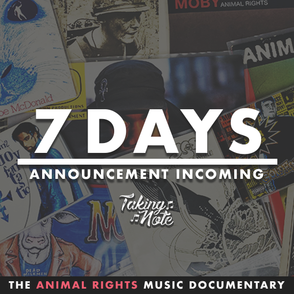 !!ANNOUNCEMENT INCOMING  !!!
Make sure to follow us on all your social platforms! 

This is not a drill! 

Facebook: /takingnotefilm
Insta: <a href="/takingnotefilm/">Taking Note - The Animal Rights Music Documentary</a>

#takingnote #music #animalrights #vegan #documentary