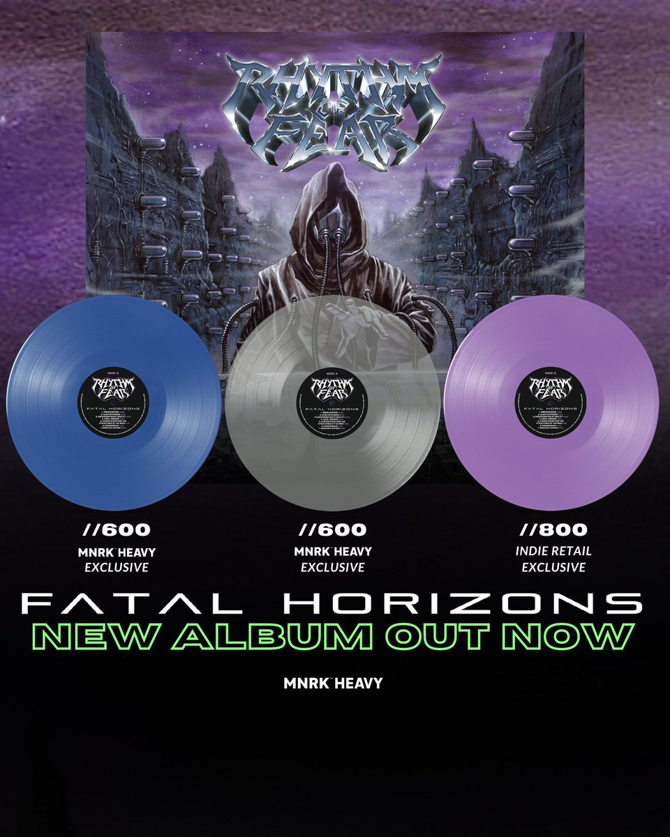 rhythmoffear's tweet photo. #fatalhorizons out now on @MNRKHeavy Secure your vinyl here: https://t.co/DSwfom7Srr https://t.co/xHQsmUMWq6