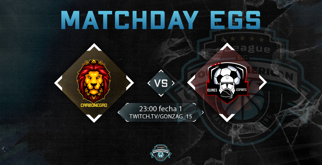 EGS2K's tweet photo. 🚨MATCHDAY EGS🚨

@Carbonegros 🇺🇾 vs @ClonesEsport 🇦🇷 

Hoy estos 2 equipos harán su debut en la liga, se espera que sea un buen partido, ambos lucharan por quedarse con la victoria. 

Horario: 23:00
https://t.co/0JyVwNlmuY
https://t.co/1pJ76L3wcX

#EGS #COMUNIDADSA2K https://t.co/Ar5jQwrBXb