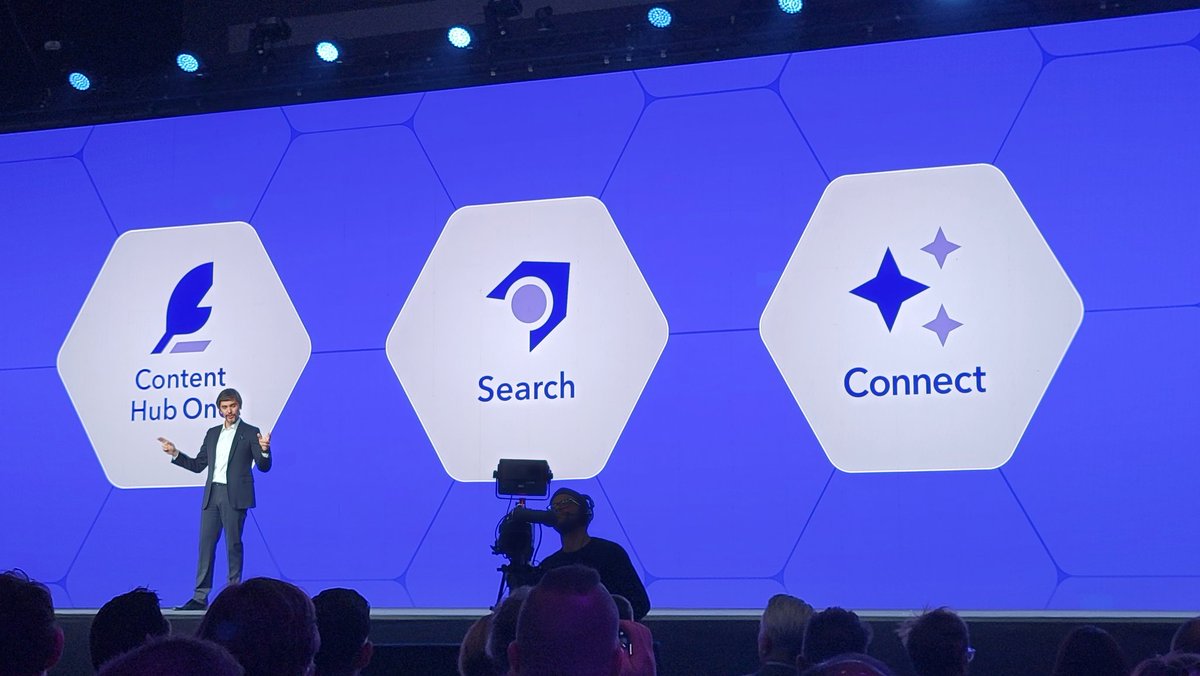 darjimaulik's tweet image. #SitecoreSYM @sitecore releasing 3 new products #contenthubone #sitecoresearch #sitecoreconnect