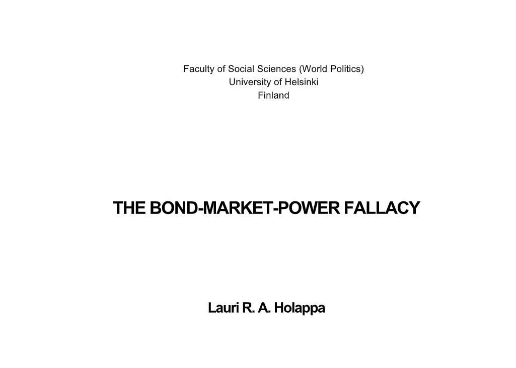 Dissertation debunking the myth of bond market power. An extremely worthy cause, but I wonder whether it's necessary to go into such philosophical depth, rather than simply stating that yield curve control is a thing that exists..?

https://t.co/GIVHO02ip1 https://t.co/b1nGNJO0Lg