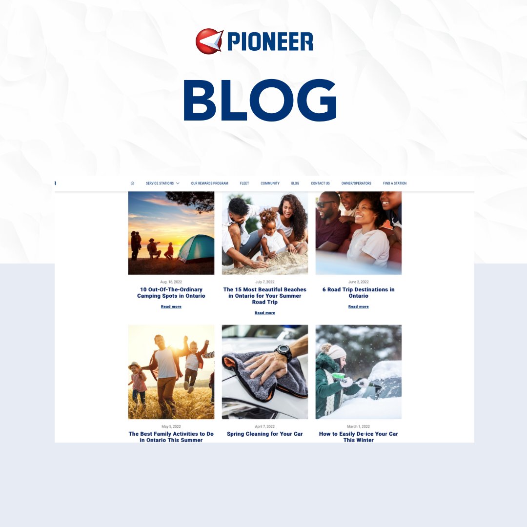 Did you know that we have a Pioneer Blog where we cover a wide variety of topics from tips for your car to the perfect travel destination? 

Don't miss out on all the good stuff and visit our site👉bit.ly/3ELRhwu