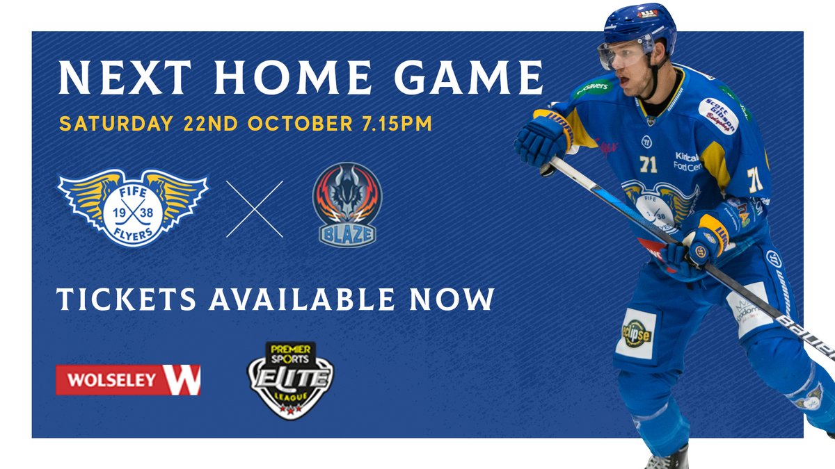 Fife Flyers (@fifeflyers) on Twitter photo We have a pair of tickets to giveaway for each of our next 3 home games, courtesy of Great 8 Sponsor, <a href="/WhiteburnHQ/">WhiteburnHQ</a>
For your chance to WIN 2 tickets to Saturday's home game 🆚 <a href="/covblazehockey/">Coventry Blaze 🐲🏒</a>
✅ Like
✅ Retweet
✅ Follow Us
This contest closes Wednesday (19 October) at 9PM We have a pair of tickets to giveaway for each of our next 3 home games, courtesy of Great 8 Sponsor, <a href="/WhiteburnHQ/">WhiteburnHQ</a>
For your chance to WIN 2 tickets to Saturday's home game 🆚 <a href="/covblazehockey/">Coventry Blaze 🐲🏒</a>
✅ Like
✅ Retweet
✅ Follow Us
This contest closes Wednesday (19 October) at 9PM