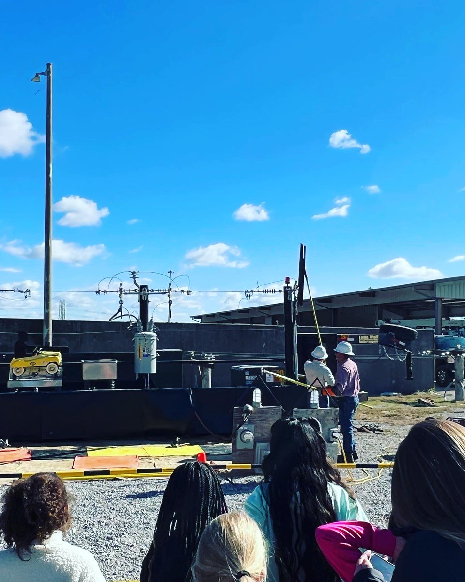 Fun day of learning with <a href="/HSVUtilities/">Huntsville Utilities</a> Education Days. Power, poles, people and pizza. <a href="/MadCoSchools/">MadCoSchools</a>