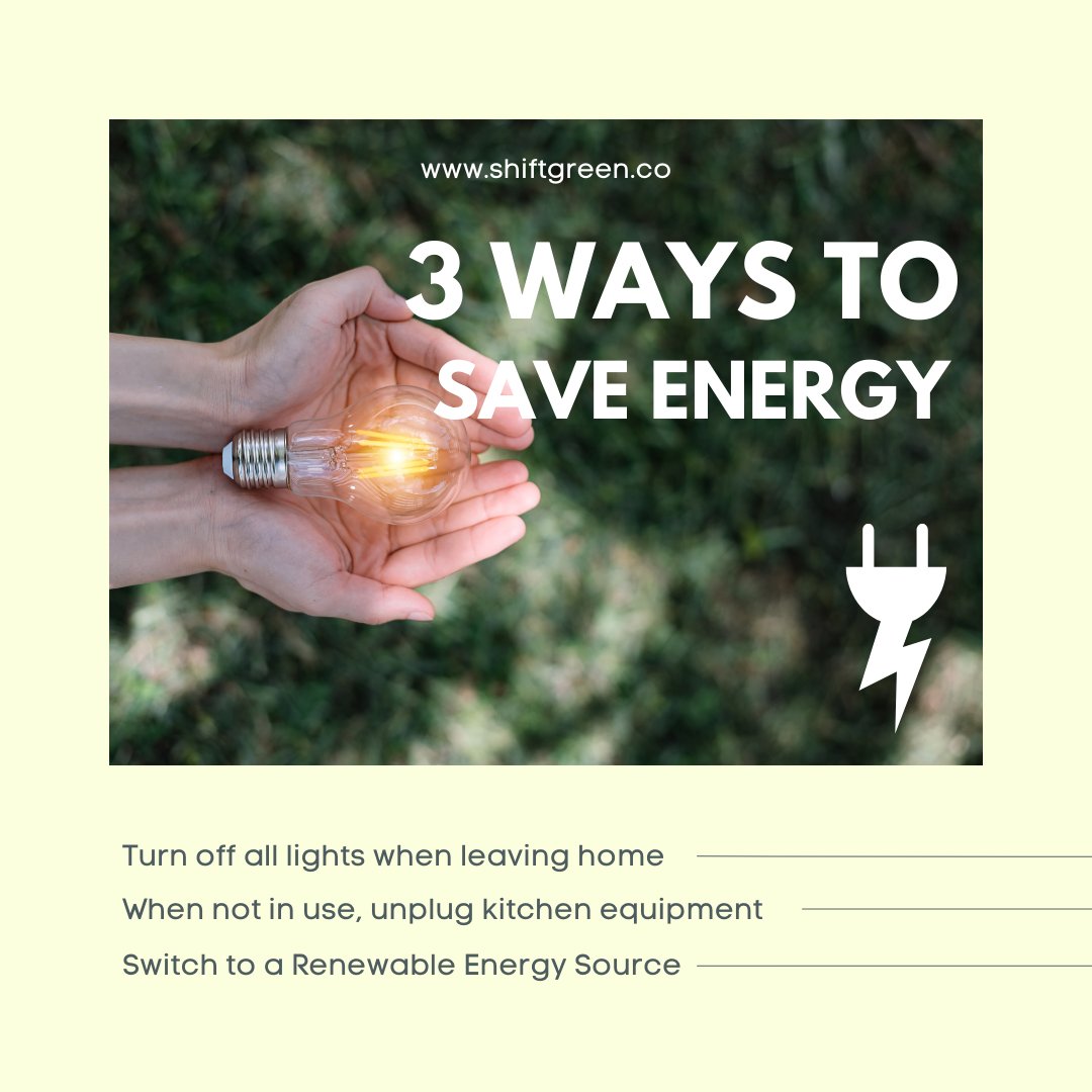 iShiftGreen's tweet photo. There are a lot of reasons why we should #saveenergy. One of them is that we can #savemoney! 

And what is it for our planet? It reduces emissions and results in #cleanerair and a #healthierworld.

Make the switch at https://t.co/LBSWiAXD9Z

#ShiftGreen #renewables #energy https://t.co/NqQdxMysuO