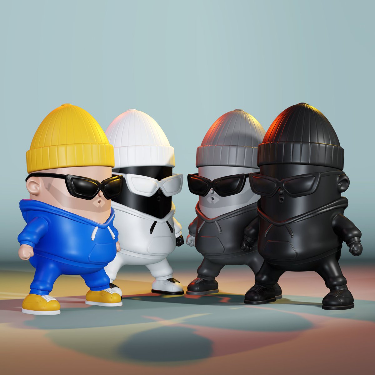 #DopeDudes is about bridging physical art with #NFTs. How dope is that? 
#arttoy #cryptoart #community