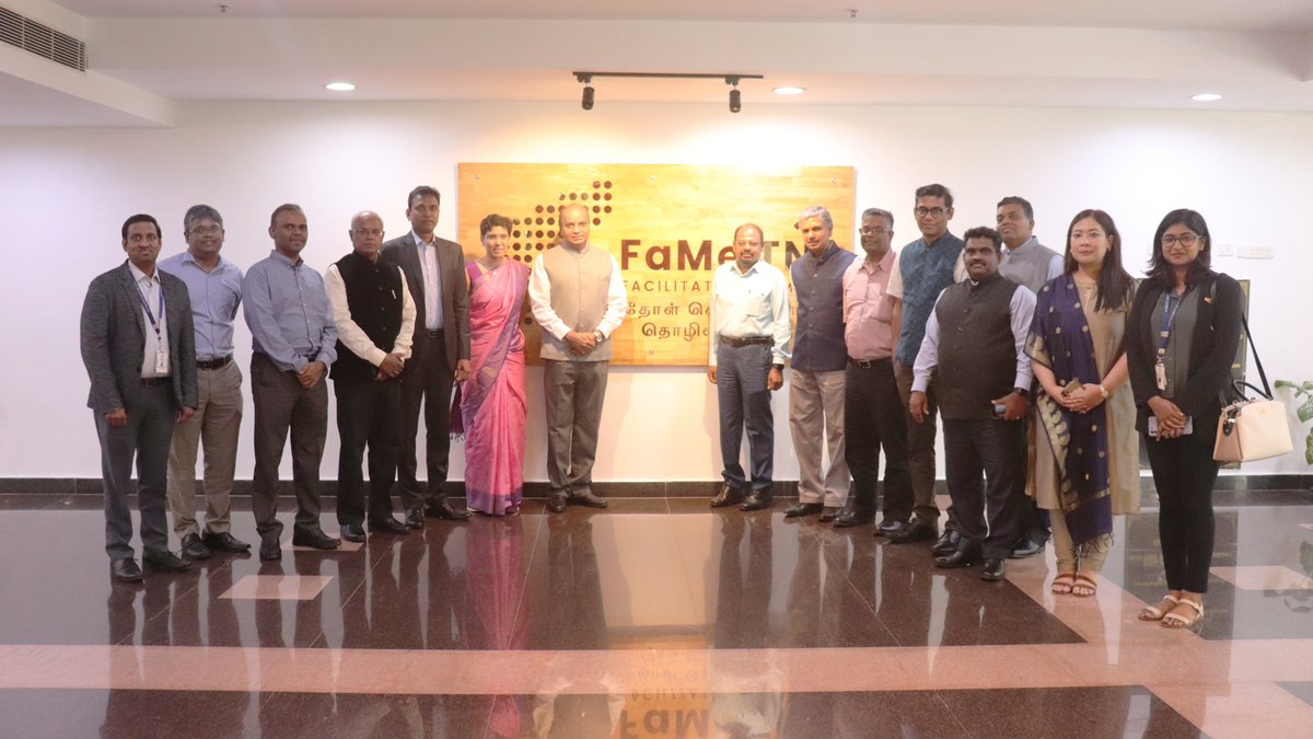 Ten Indian career diplomats, who are High Commissioners and Ambassadors from Singapore, Nigeria, Iceland, Sudan, Cuba, Papua New Guinea, Fiji, Malawi, Suriname and Djibouti visited FaMe TN on 18th October 2022. (1/5)