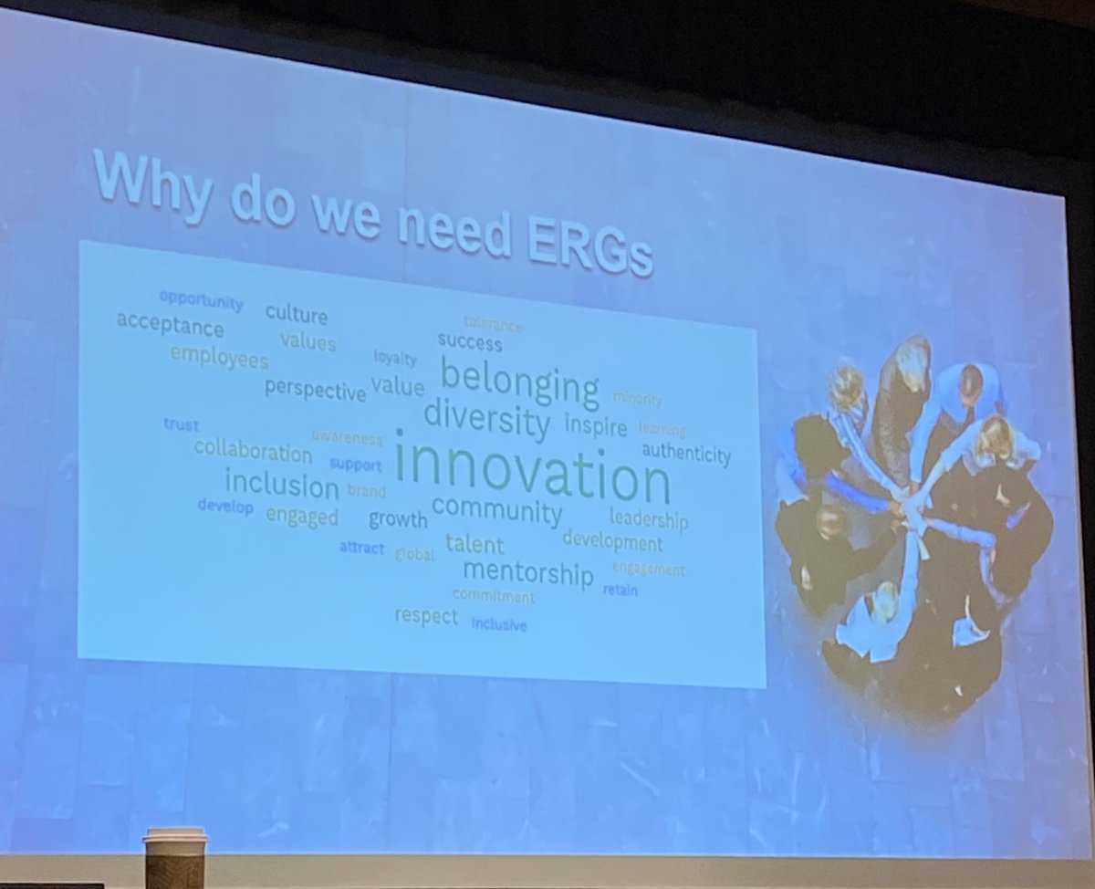 ABrooksPHR's tweet photo. “Winning with ERGs” = favorite session of #AMEDallas so far! @AMEConnect https://t.co/TTkbbx9XM0