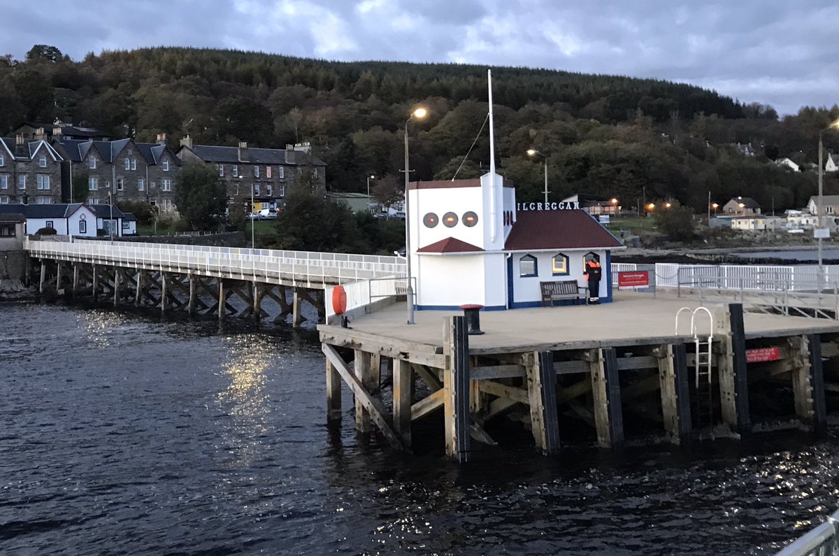 The first sunny day for a while in Kilcreggan, so two pix from my morning commute on the ferry to Gourock, then two from the return leg. Now back home with a coal fire!