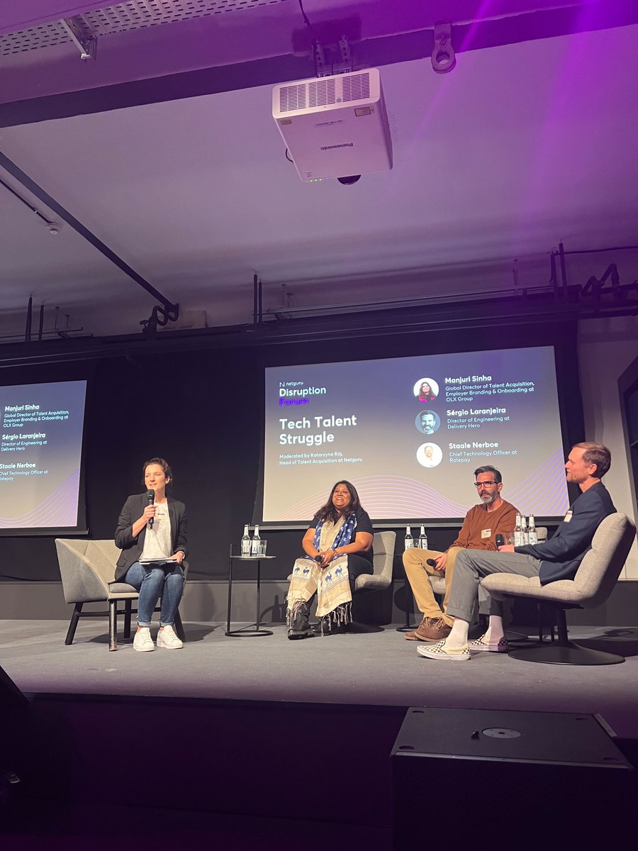 netguru's tweet photo. Scaling tech teams against talent shortage:
👉 Manjuri Sinha @manjuris, Global Director of Talent Acquisition, Employer Branding & Onboarding at #OLXGroup
👉 Sérgio Laranjeira, Director of Engineering at @deliveryherocom
👉 Staale Nerboe, Chief Technology Officer at @Ratepay https://t.co/ltthTsQ0Yz