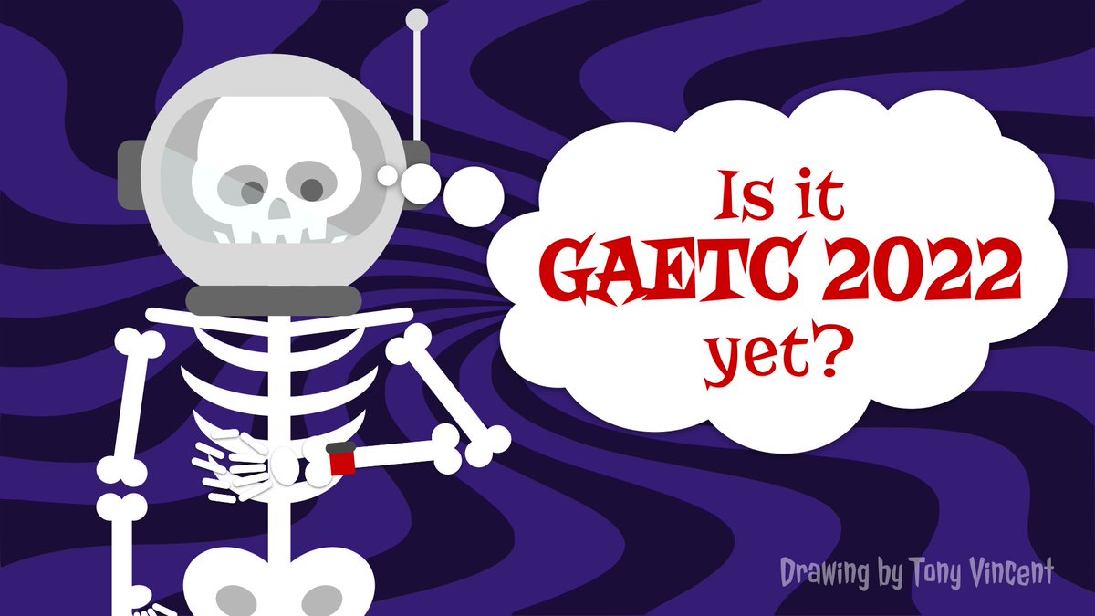 🚀 T-Minus 2 days until #GAETC22! I'm speaking all three days, and I don't have to wait much longer! @GaETConf #NavigatingTheFuture