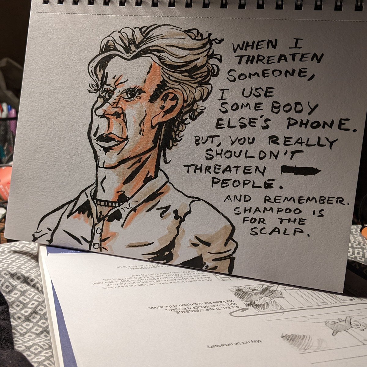 #cartoon #Smartphones #artwork #threats #shampoo