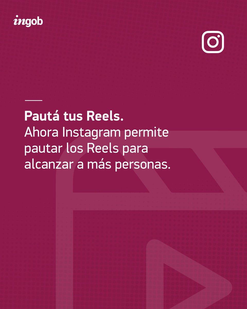 holaingob's tweet photo. 3️⃣ novedades de #Instagram que tenés que empezar a usar 👏

✅ Mejorá la llegada de tus #Reels.
✅ Feed en formato vertical.
✅ Nueva función de las plantillas de los #Reels para completar y tener tu versión del video que está de moda, sin editor de video. https://t.co/eb8uHQNOkZ