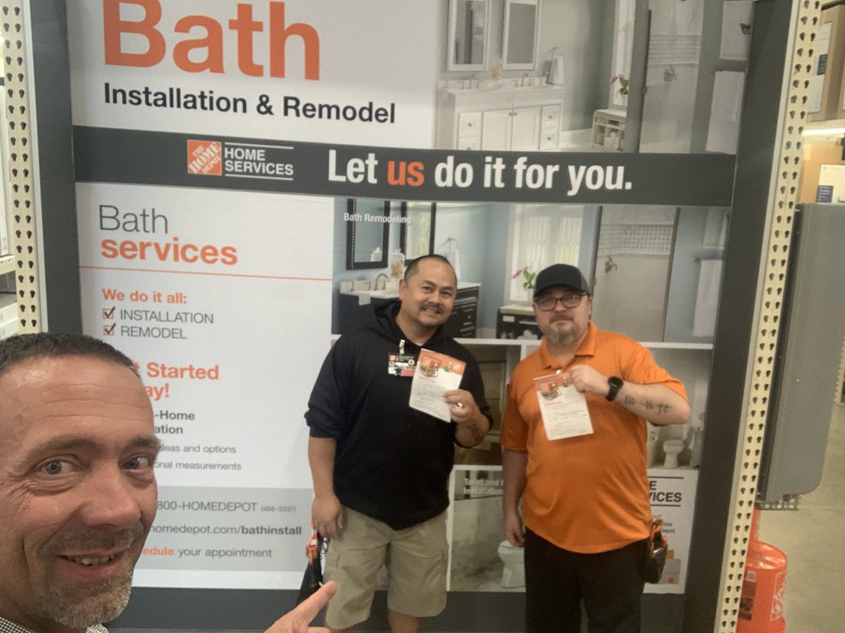 Watch out here comes two MET rockstars Micheal and Sy saving the day setting a new Bath service endcap
