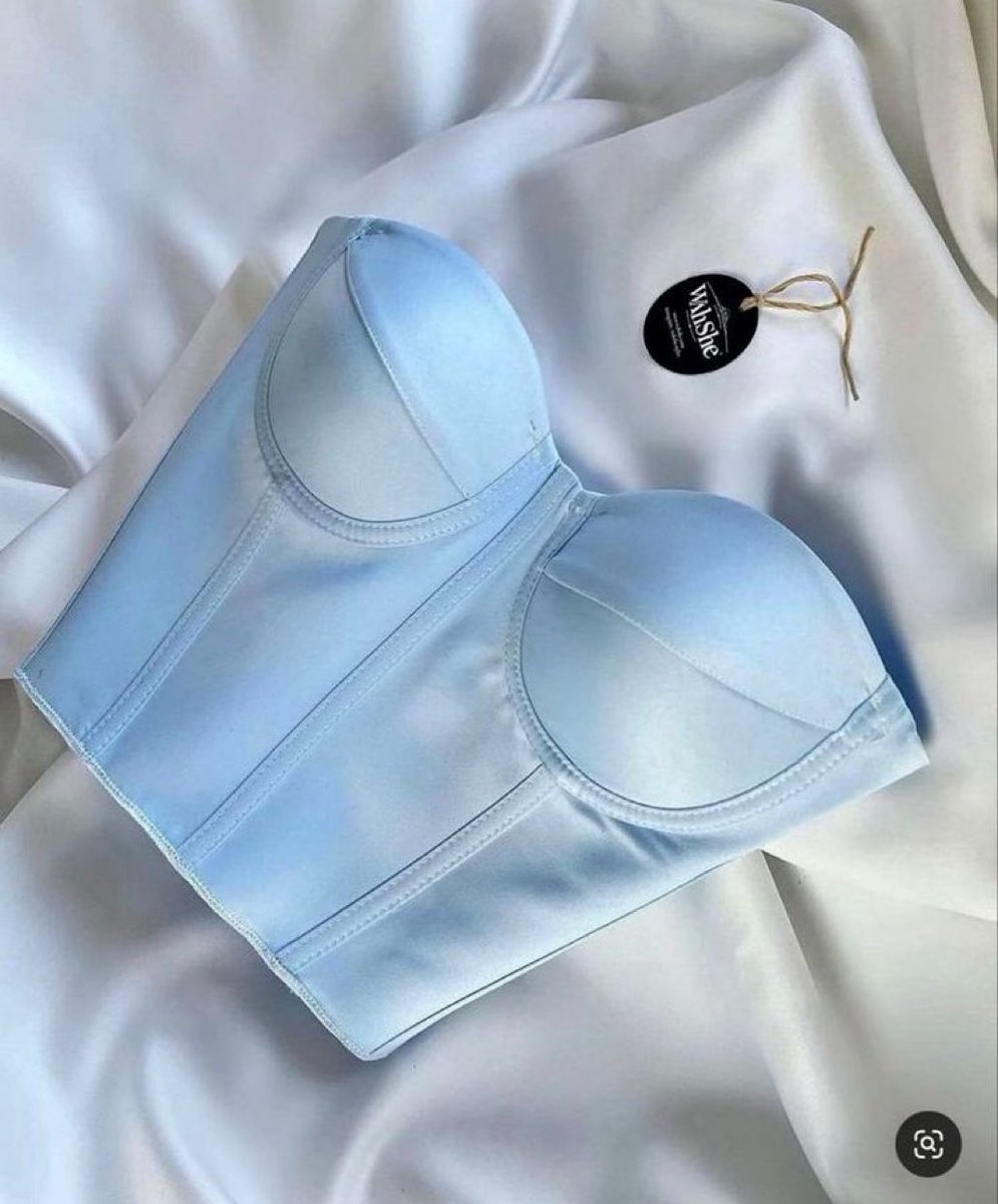 baby blue corset