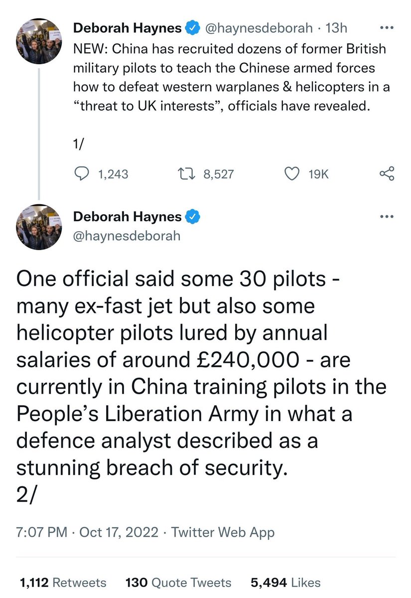 balajis's tweet photo. The Royal Air Force wanted its pilots to work with strong people of color.

That’s what happened, except they ended up being in China. https://t.co/4rgS1G1X5v