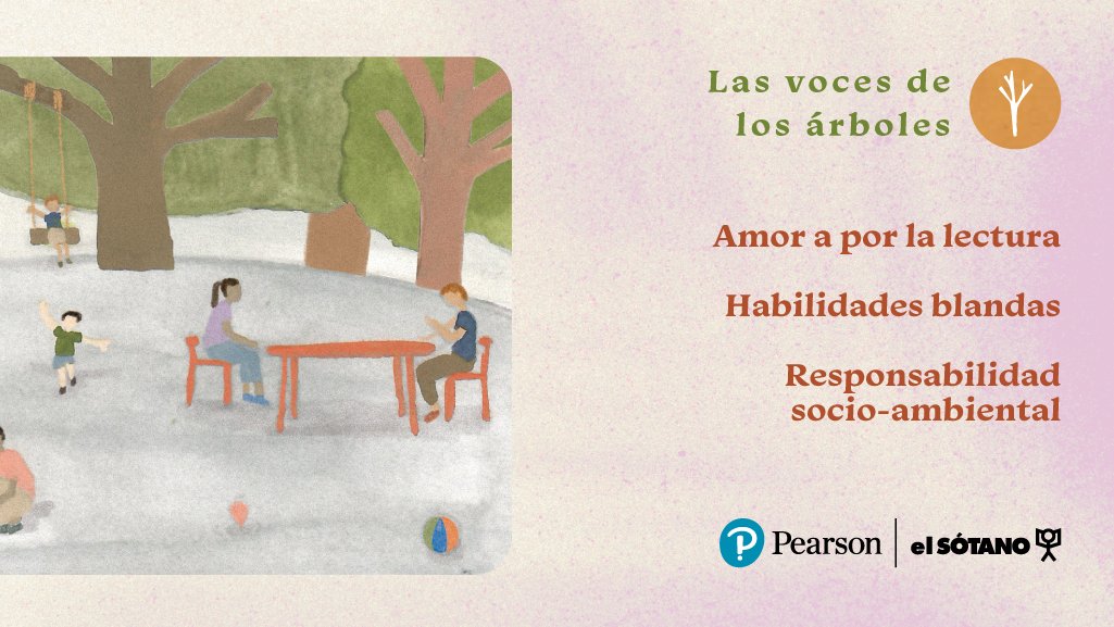 elsotanolibros's tweet photo. 3 aspectos que aprenderás y desarrollarás con “Las Voces de los árboles”
Adquiérelo en el https://t.co/DS4c2n4dtx y sucursales físicas
📘👉https://t.co/gjrf9ZFiLm

#MiLibreríaMisLibros @Pearsonhispano @ElisaGuerraCruz #Niños #Concientizate @FernandoM.Reimers https://t.co/jpkBysb0yz