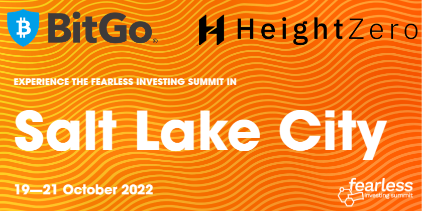 Heading to <a href="/Riskalyze/">riskalyze</a> Fearless Investing Summit this week? Stop by the <a href="/BitGo/">BitGo</a> and <a href="/HeightZeroTDAMP/">HeightZero</a>  booth (#6) in the partner marketplace to learn about some exciting digital asset platform offerings for wealth management. 

#FISummit #crypto #tdamp #wealthmanagement  #fintech
