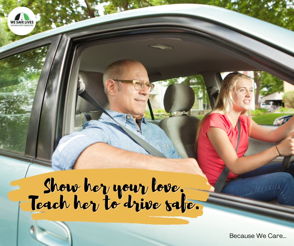 #TeenDriverSafetyWeek One way parents can ensure their teen's safety is by teaching them good driving habits. Don't just rely on a school to educate them, keep educating them, even after they get their license.
#teens #youth #parents #love