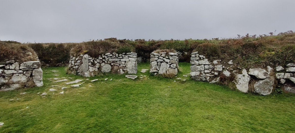Sarah_racewear's tweet photo. Thank you everyone for your good wishes yesterday!

Today we went to Chysauster Iron Age village, which is just up the road from where we are staying. #Chysauster https://t.co/On2tLryheB