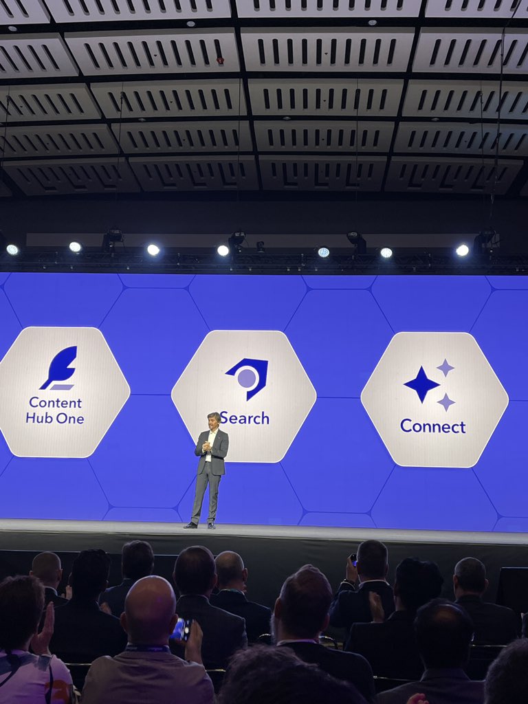 Do you know that <a href="/Sitecore/">Sitecore</a> is releasing three new products: 
- Content Hub One. 
- Content Search.
- Connect.
Well done, interesting news to hear this morning in #SitecoreSYM that happening right now in #Chicago