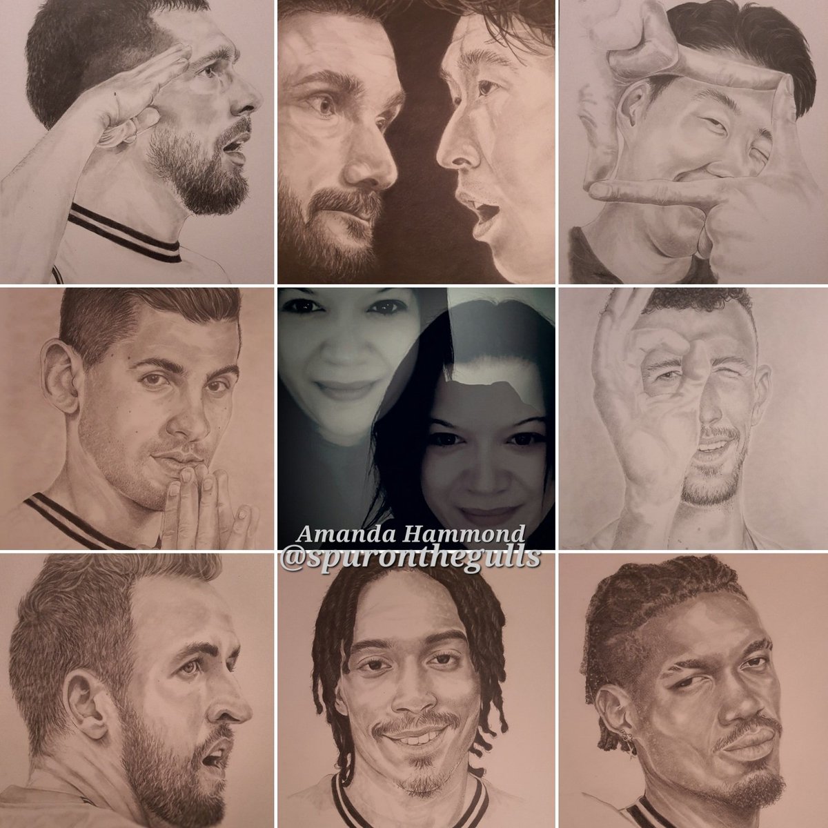 Here's some of my latest sketches of our amazing team @SpursOfficial

Thank you for your support over the years everyone, much appreciated 
#PierreEmileHøjbjerg #Hugolloris #Sonny #HeungMinSon #ChristianRomero #IvanPerisic #HarryKane #DjedSpence #YvesBissouma 
#COYS #THFC #Spurs